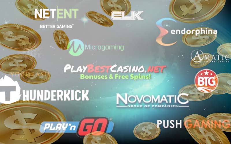 different online slots provider logos